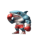 ボクシングサメ怒りのメルトダウン,（個別スタンプ：10）