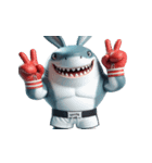 ボクシングサメ怒りのメルトダウン,（個別スタンプ：12）