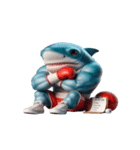 ボクシングサメ怒りのメルトダウン,（個別スタンプ：16）