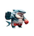 ボクシングサメ怒りのメルトダウン,（個別スタンプ：18）