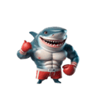 ボクシングサメ怒りのメルトダウン,（個別スタンプ：22）