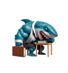 ボクシングサメ怒りのメルトダウン,（個別スタンプ：23）