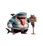 ボクシングサメ怒りのメルトダウン,（個別スタンプ：24）