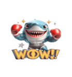 ボクシングサメ怒りのメルトダウン,（個別スタンプ：26）