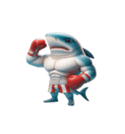 ボクシングサメ怒りのメルトダウン,（個別スタンプ：28）