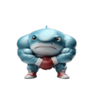 ボクシングサメ怒りのメルトダウン,（個別スタンプ：32）