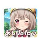 ヘルメットみなみちゃんスタンプ（個別スタンプ：6）