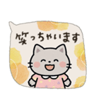 毎日使える♡ねこ♡秋ハロウィン（個別スタンプ：15）