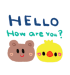 (nenerin日常会話スタンプ395英語気遣い)（個別スタンプ：5）