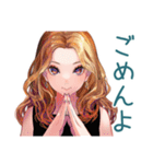 オトナギャルの秋♡キュート（個別スタンプ：24）