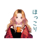 オトナギャルの秋♡キュート（個別スタンプ：30）