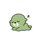 抹茶ラッコ日常（個別スタンプ：4）