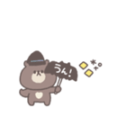 秋のあいさつ◎ちびっこくまさん #1（個別スタンプ：11）