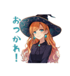 魔女のほんわか日常（個別スタンプ：10）