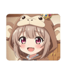 おさるに変身みなみちゃんスタンプ（個別スタンプ：32）