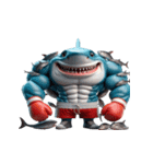 ボクシングサメのクリティカル日常（個別スタンプ：5）