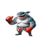 ボクシングサメのクリティカル日常（個別スタンプ：10）