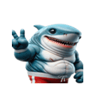 ボクシングサメのクリティカル日常（個別スタンプ：11）