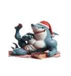 ボクシングサメのクリティカル日常（個別スタンプ：13）