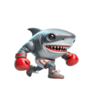 ボクシングサメのクリティカル日常（個別スタンプ：19）