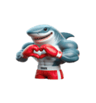 ボクシングサメのクリティカル日常（個別スタンプ：23）