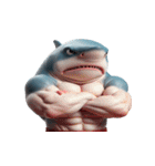 ボクシングサメのクリティカル日常（個別スタンプ：26）