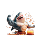ボクシングサメのクリティカル日常（個別スタンプ：31）