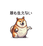冷笑系の太っちょ柴犬（個別スタンプ：8）