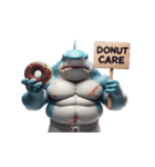 ボクシングサメの崩壊爆笑,（個別スタンプ：7）