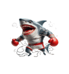 ボクシングサメの崩壊爆笑,（個別スタンプ：22）