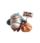 ボクシングサメの崩壊爆笑,（個別スタンプ：23）