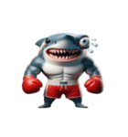 ボクシングサメの崩壊爆笑,（個別スタンプ：25）