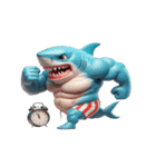 ボクシングサメの崩壊爆笑,（個別スタンプ：27）