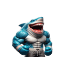 ボクシングサメの崩壊爆笑,（個別スタンプ：28）