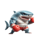 ボクサーサメの爆笑チャレンジ,（個別スタンプ：13）