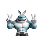 ボクサーサメの爆笑チャレンジ,（個別スタンプ：19）