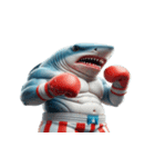 ボクサーサメの爆笑チャレンジ,（個別スタンプ：21）