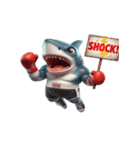 ボクサーサメの爆笑チャレンジ,（個別スタンプ：26）