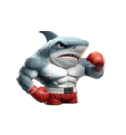 ボクサーサメの爆笑チャレンジ,（個別スタンプ：30）