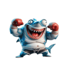 ボクシングサメの咆哮スタンプ,（個別スタンプ：9）