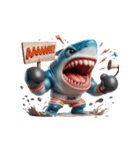 ボクシングサメの咆哮スタンプ,（個別スタンプ：13）