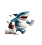 ボクシングサメの咆哮スタンプ,（個別スタンプ：16）