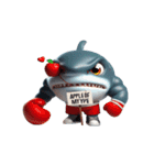 ボクシングサメの咆哮スタンプ,（個別スタンプ：20）