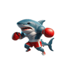 ボクシングサメの咆哮スタンプ,（個別スタンプ：22）