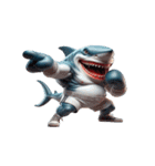 ボクシングサメの咆哮スタンプ,（個別スタンプ：30）