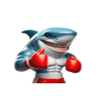 ボクシングサメの咆哮スタンプ,（個別スタンプ：32）