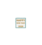 【2026年】省スペースお正月【午年】（個別スタンプ：10）