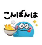 カラフルモンスター♡手書きでか文字（個別スタンプ：22）