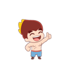 元気いっぱい！小八将の日常（個別スタンプ：7）