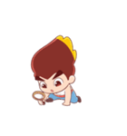 元気いっぱい！小八将の日常（個別スタンプ：10）